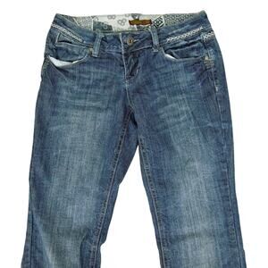 ZANAD ZD Jeans size 3 Juniors Mineral Wash Boot Cut